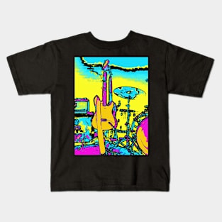 Let's Rock and Roll - Music Instruments Kids T-Shirt